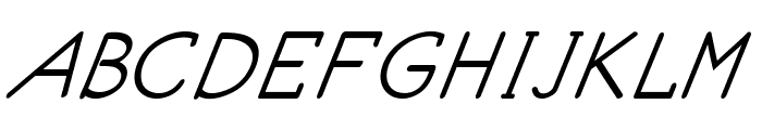 Ancron-BoldItalic Font UPPERCASE