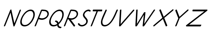 Ancron-BoldItalic Font UPPERCASE