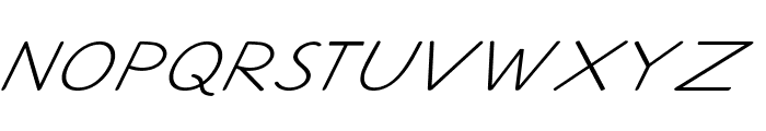 Ancron-ExpandedItalic Font UPPERCASE