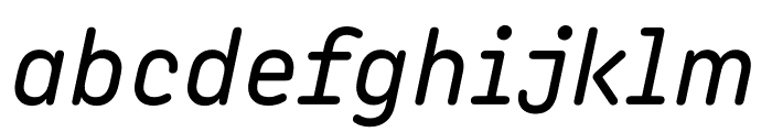 Angus Variable Italic Font LOWERCASE