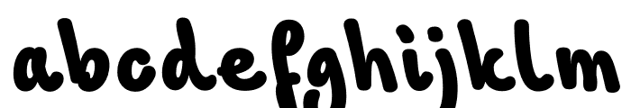 Aniek Black Font LOWERCASE