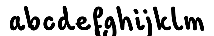 Aniek Bold Font LOWERCASE