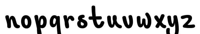 Aniek Bold Font LOWERCASE