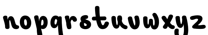 Aniek ExtraBold Font LOWERCASE