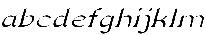 Anish-ExtraexpandedRegular Font LOWERCASE