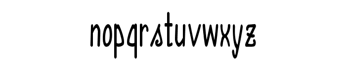 Annarvin-CondensedBold Font LOWERCASE