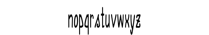 Annarvin-ExtracondensedBold Font LOWERCASE