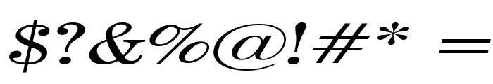 Annual Extended Italic Font OTHER CHARS