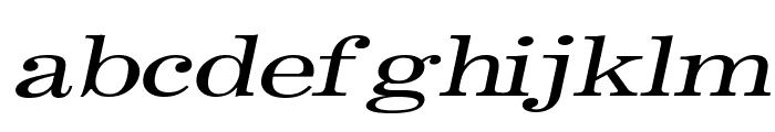 Annual Extended Italic Font LOWERCASE