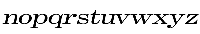 Annual Extended Italic Font LOWERCASE