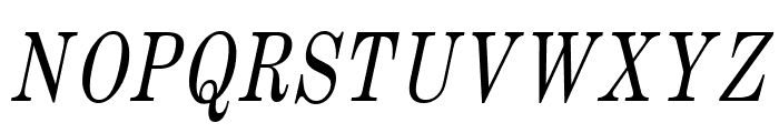 Annual Thin Italic Font UPPERCASE