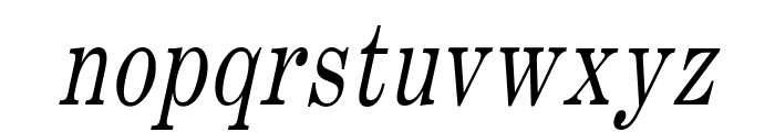 Annual Thin Italic Font LOWERCASE