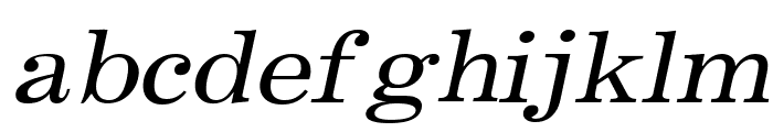 Annual Wide Italic Font LOWERCASE