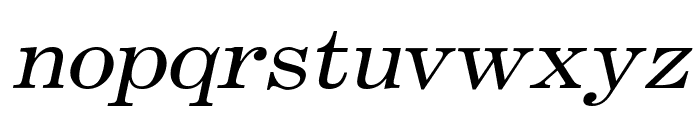 Annual Wide Italic Font LOWERCASE