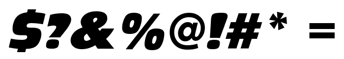 Antigone-Compact-Italic Font OTHER CHARS