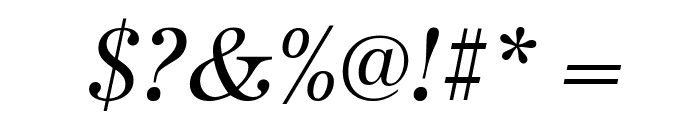 Antiqua-Italic Font OTHER CHARS