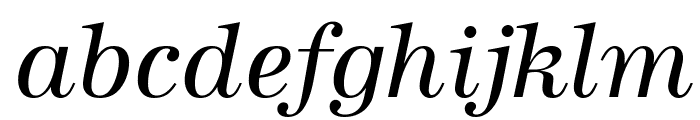 Antiqua-Italic Font LOWERCASE
