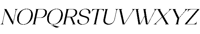 ANGELA Italic Font UPPERCASE