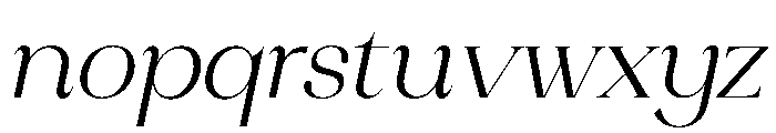 ANGELA Italic Font LOWERCASE