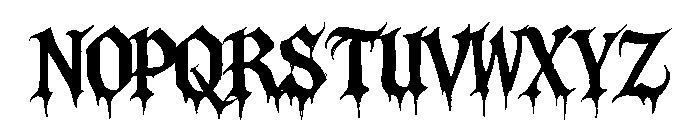 ANGKARA GOTHIC Font UPPERCASE