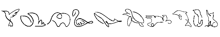 ANIMAL TATTOO Font OTHER CHARS