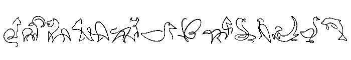 ANIMAL TATTOO Font UPPERCASE