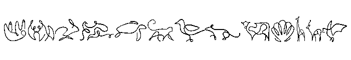 ANIMAL TATTOO Font UPPERCASE
