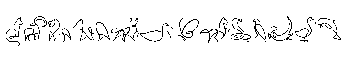 ANIMAL TATTOO FONT