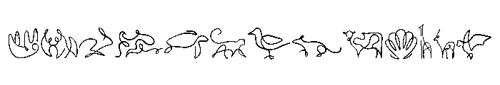 ANIMAL TATTOO Font LOWERCASE