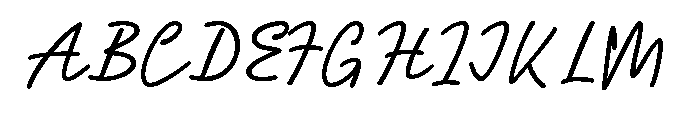 ANINDHITA-Regular Font UPPERCASE