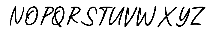 ANINDHITA-Regular Font UPPERCASE