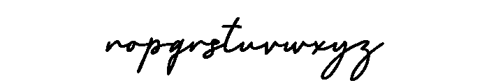 ANINDHITA-Regular Font LOWERCASE
