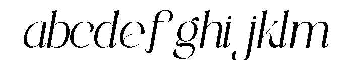 ANNI Italic Italic FONT