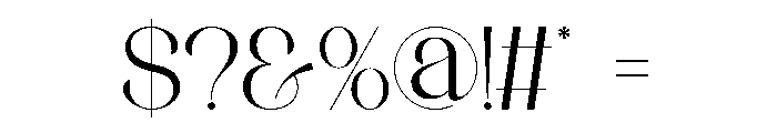 ANNI Regular Font OTHER CHARS