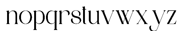 ANNI Regular Font LOWERCASE