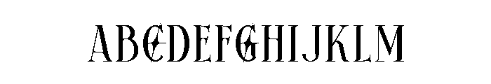 ANOMALE 1 Font UPPERCASE
