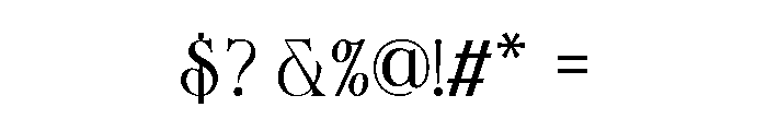 ANOMALE-2 Font OTHER CHARS