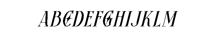 ANOMALE-3 Font UPPERCASE