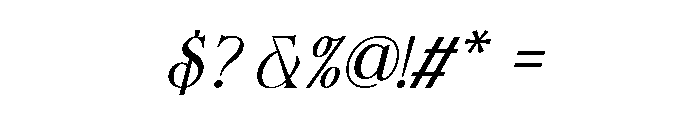 ANOMALE-4 Font OTHER CHARS