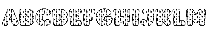 Ana Love Font UPPERCASE