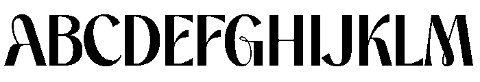 Anabel Regular Font UPPERCASE