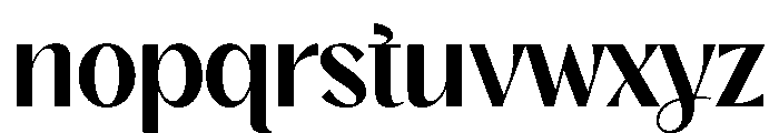 Anabel Regular Font LOWERCASE