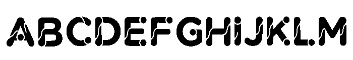 Anaca Regular Font UPPERCASE