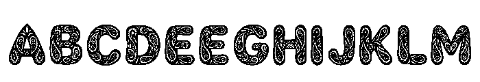 Anacy Regular Font UPPERCASE