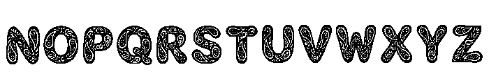 Anacy Regular Font LOWERCASE