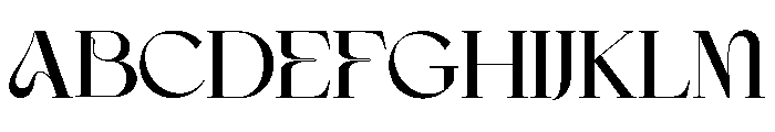 Anajem Serif Font UPPERCASE