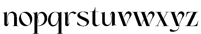 Anajem Serif Font LOWERCASE