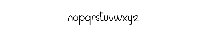 Analogue Font LOWERCASE
