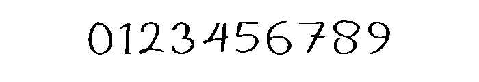 Aname Handwriting Regular Font OTHER CHARS