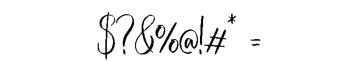 Anantha Regular Font OTHER CHARS